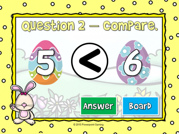 Comparing Numbers Easter Powerpoint Game - Image 3