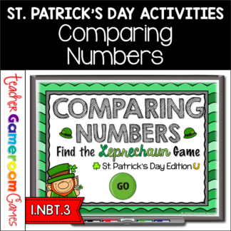 Comparing Numbers Find the Leprechaun St. Patrick's Day Game