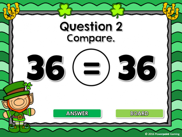 Comparing Numbers Find the Leprechaun St. Patrick's Day Game - Image 3