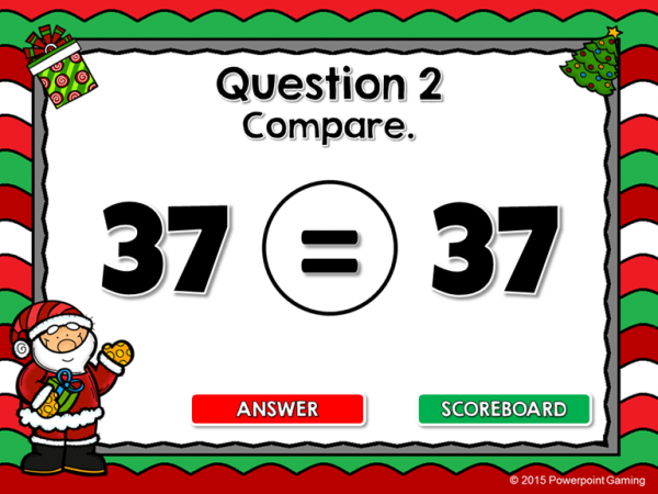 Comparing Numbers Find the Santa Christmas Game - Image 4