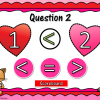 Comparing Numbers Valentine's Day Teacher vs Student Powerpoint Game - Image 2
