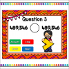 Comparing Numbers up to 1,000,000 Click and Go Powerpoint Game - Image 3
