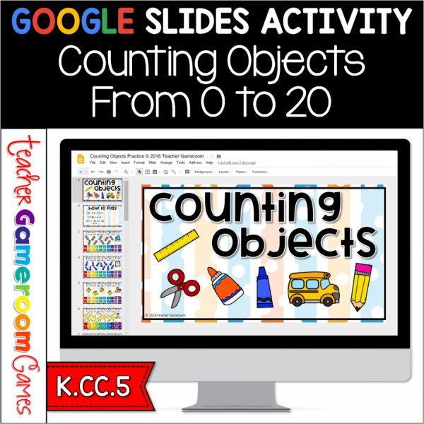 Distance Learning Counting Objects Google Activity