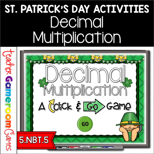 Decimal Multiplication Click and Go Powerpoint Game