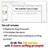 Freebie - Digital Writing Prompts Google Activity - Image 3