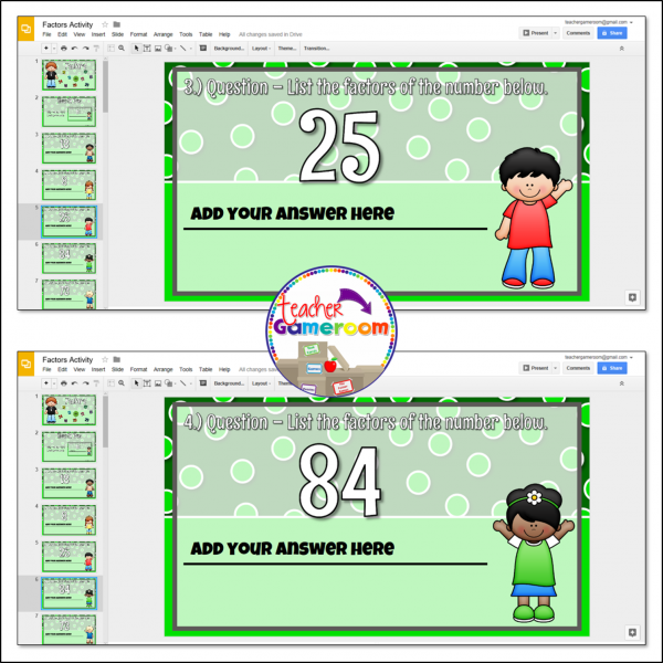 Distance Learning Factors Google Slides Activity - Image 3