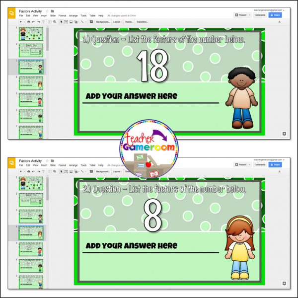 Distance Learning Factors Google Slides Activity - Image 4