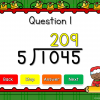 Dividing 4 Digit by 1 Digit Numbers Click and Go Powerpoint Game - Image 4