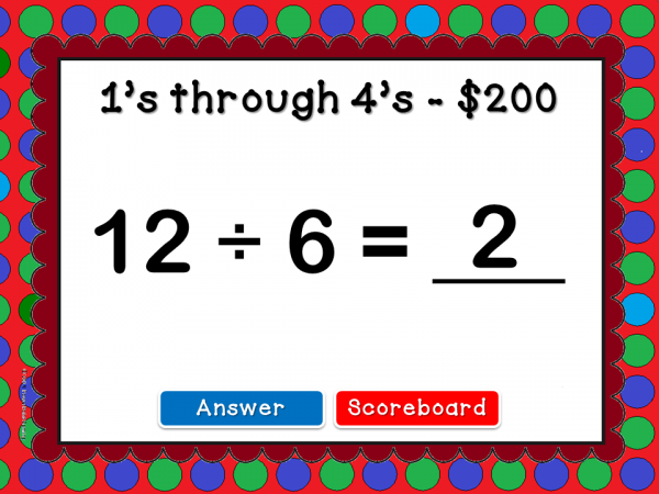 Division Review Powerpoint Game - Image 4