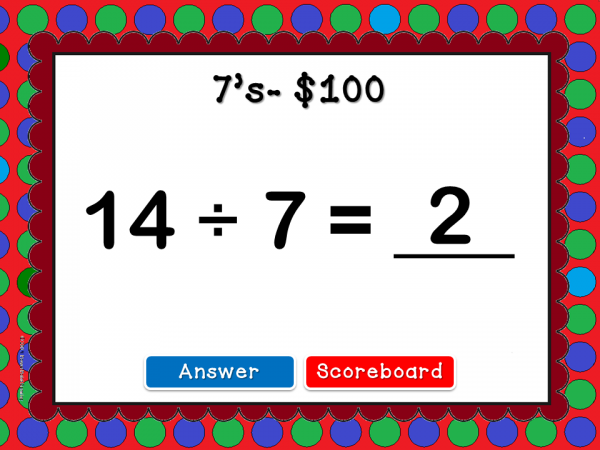 Division Review Powerpoint Game - Image 3