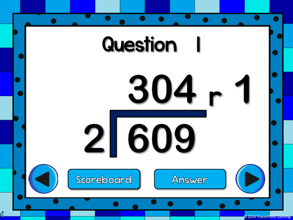 Division with Remainders Bingo Powerpoint Game - Image 3
