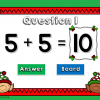 Doubles Facts Christmas Teacher vs Student Powerpoint Game - Image 3