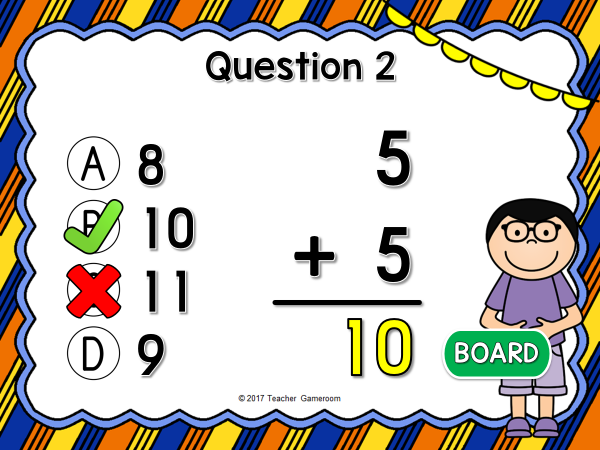 Doubles Facts Test Prep Powerpoint Game - Image 3