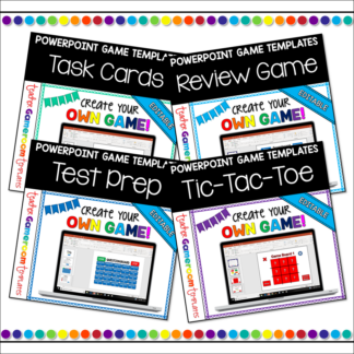 Editable Powerpoint Games Bundle