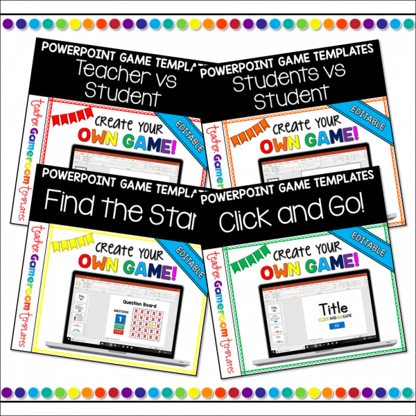 Editable Powerpoint Games Bundle - Image 4
