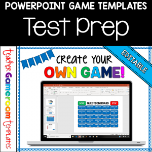 Editable Test Prep Powerpoint Game Template