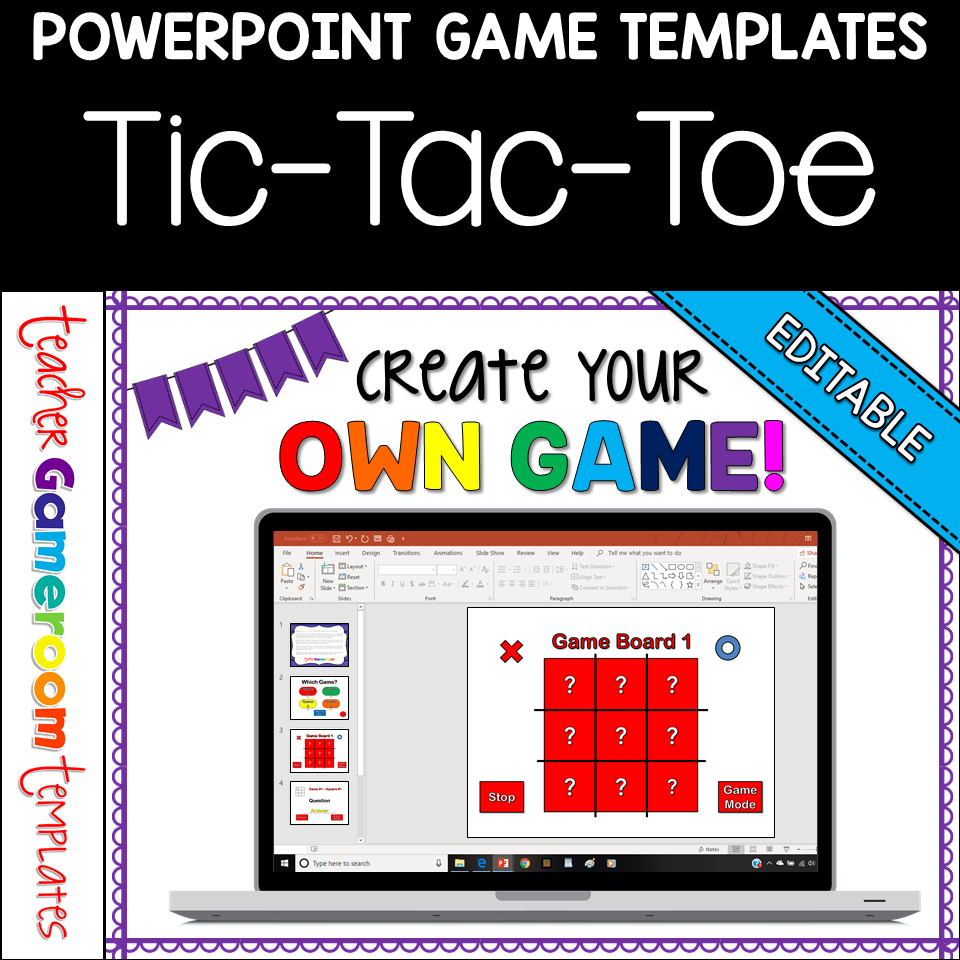 Super Tic-Tac-Toe for Google Slides - Video Conference Friendly!