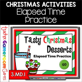Elapsed Time Christmas Student vs StudentPowerpoint Game