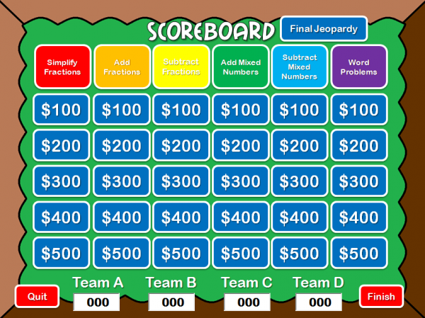 Fractions Powerpoint Game #1 - Image 4