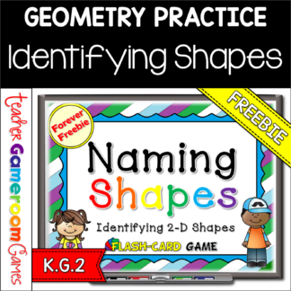 Freebie - Identifying Shapes Powerpoint Flash Cards