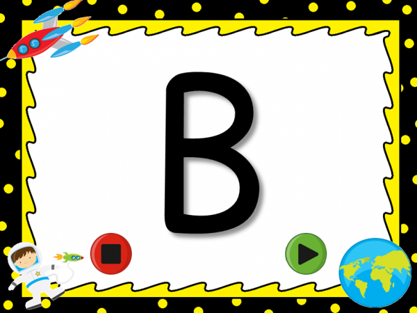 Freebie - Identifying Uppercase Letters Flash Card Powerpoint - Image 3