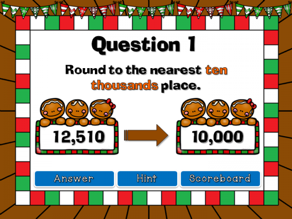 Freebie - Making Numbers with Base Ten Blocks Powerpoint Game - Image 3
