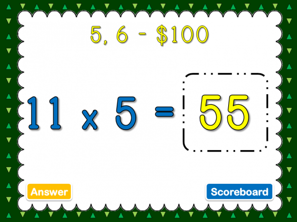 Freebie - Multiplication Review Powerpoint Game - Image 3