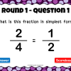 Freebie - Simplifying Fractions Spin the Wheel PowerPoint Game - Image 2