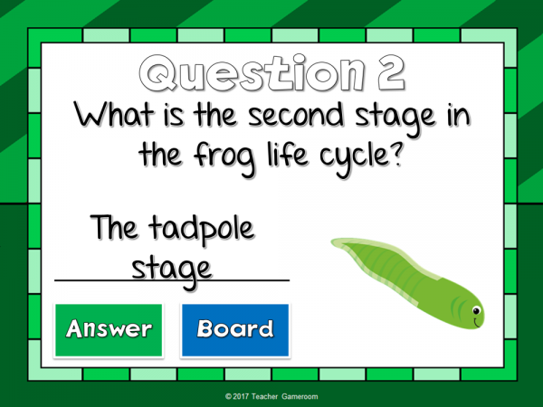 Frog Life Cycle Mini Powerpoint Game - Image 4