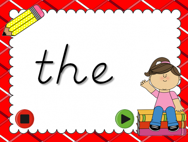 Fry Words - 1st 100 Words - Flash Card Set - Image 4