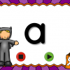 Halloween Alphabet Flash Cards Set - Lowercase Letters - Image 2