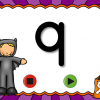 Halloween Alphabet Flash Cards Set - Lowercase Letters - Image 3