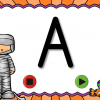 Halloween Alphabet Flash Cards Set - Uppercase Letters - Image 7