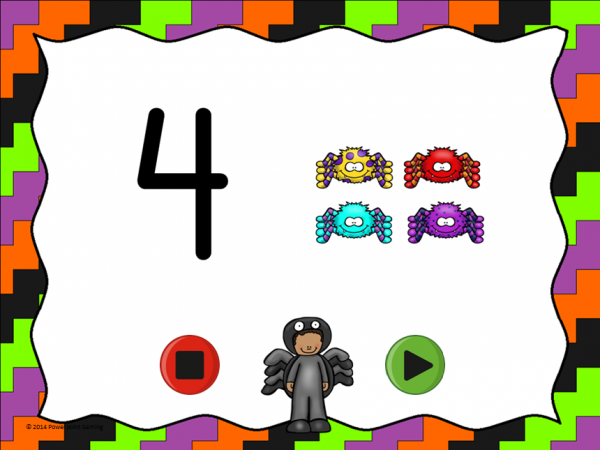 Halloween  Flash Card Set - Numbers 0-20 - Image 6