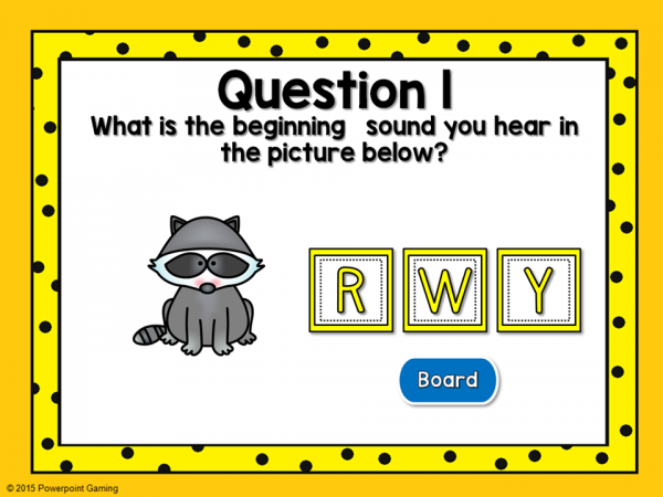 Identifying Beginning Sounds Teacher vs. Student Game 2 - Image 4