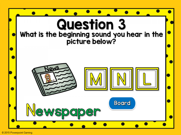 Identifying Beginning Sounds Teacher vs. Student Game 2 - Image 2