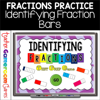 Identifying Fractions Test Prep Powerpoint Game