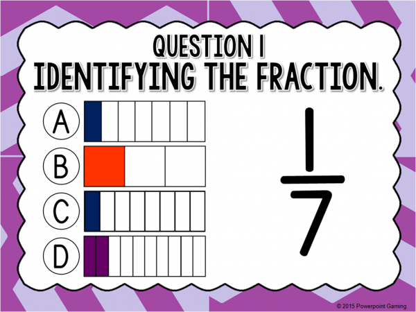 Identifying Fractions Test Prep Powerpoint Game - Image 4