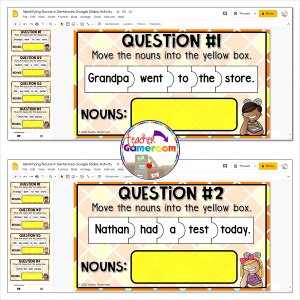 Identifying Nouns in Sentences Google Activity - Image 4