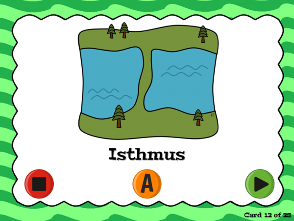 Landforms Powerpoint Flash Card Game - Image 5