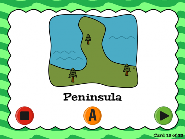 Landforms Powerpoint Flash Card Game - Image 4