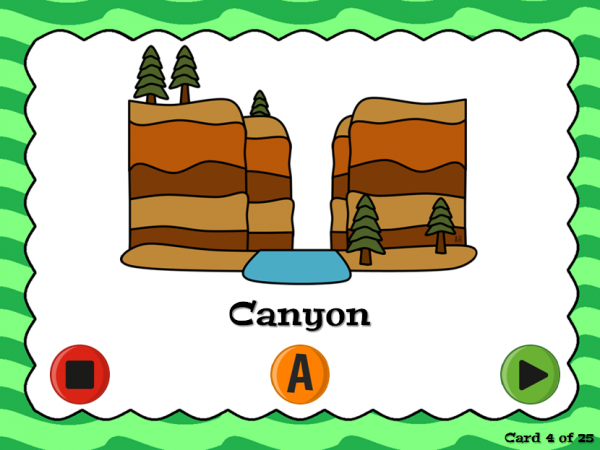 Landforms Powerpoint Flash Card Game - Image 2