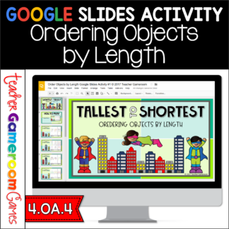 Distance Learning Order Objects by Length Google Activity