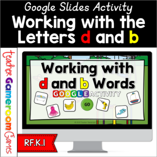 Letter B and D Google Activity