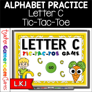 Letter C Tic-Tac-Toe Powerpoint Game