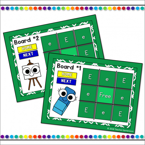 Letter E Tic-Tac-Toe Powerpoint Game - Image 3