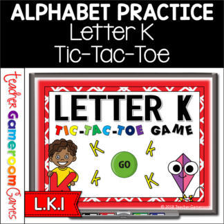 Letter K Tic-Tac-Toe Powerpoint Game