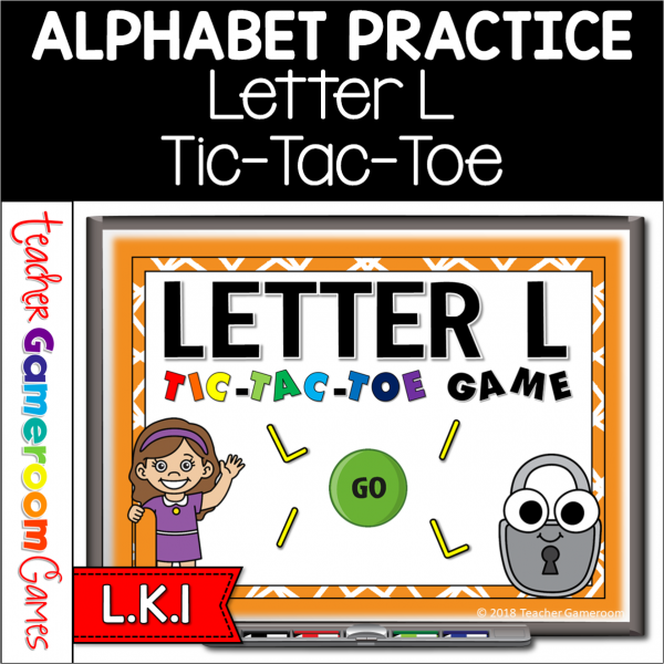 Letter L Tic-Tac-Toe Powerpoint Game