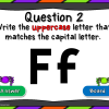 Letter Matching Game Halloween Writep and Wipe Game - Image 3