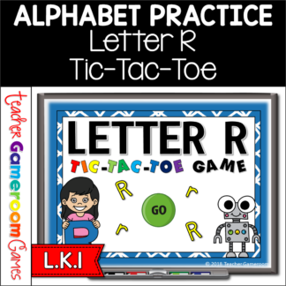 Letter R Tic-Tac-Toe Powerpoint Game